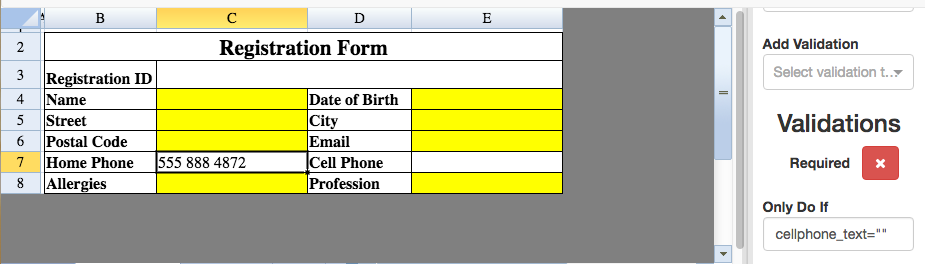Validation Example